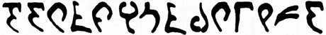 Mantra of Avalokiteshvara (Chenrezig) in the Klingon script
